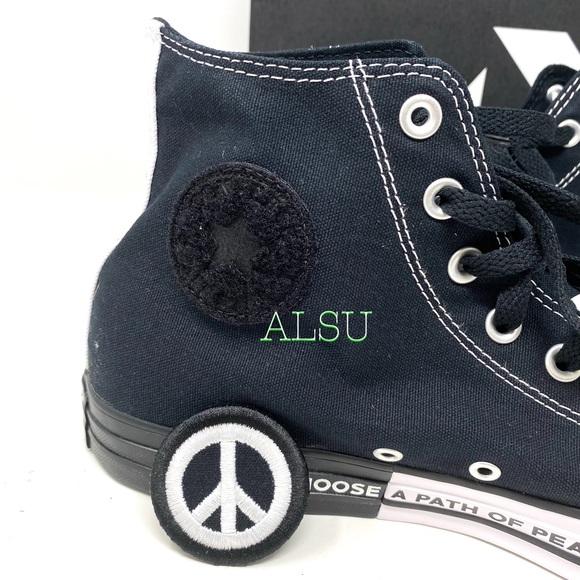 Converse Ctas High Top Canvas Black Men’s Sneakers - Picture 9 of 10